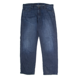 CHAPS Mens Jeans Blue Slim Straight Stone Wash W36 L32