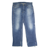 CARHARTT WIP Retro Mens Jeans Blue Relaxed Straight Stone Wash W38 L34