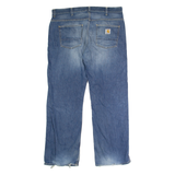 CARHARTT WIP Retro Mens Jeans Blue Relaxed Straight Stone Wash W38 L34