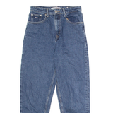 TOMMY JEANS Womens Jeans Blue Regular Mom W26 L26