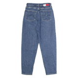 TOMMY JEANS Womens Jeans Blue Regular Mom W26 L26