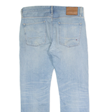 TOMMY HILFIGER Denton Mens Jeans Blue Regular Straight Stone Wash W32 L28