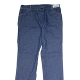 BULWARK Workwear Mens Jeans Blue Regular Straight Raw W38 L37