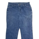 DICKIES Womens Jeans Blue Regular Straight W36 L30