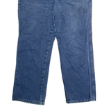 DICKIES Womens Jeans Blue Regular Straight W36 L30