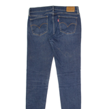 LEVI'S 710 Womens Jeans Blue Slim Skinny Stone Wash W28 L32