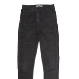 LEVI'S Mile High Rise Womens Jeans Black Regular Skinny W27 L30
