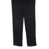 CALVIN KLEIN JEANS Womens Corduroy Trousers Black Slim Skinny W27 L30