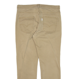 LEVI'S Mens Trousers Beige Regular Straight W33 L27