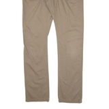 FARAH Womens Trousers Brown Slim Straight W32 L34