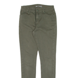 WHISTLES Womens Trousers Green Slim Skinny W24 L29