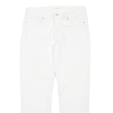 LEVI'S 712 Womens Jeans White Slim Tapered W31 L29