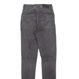 LEVI'S 721 High Rise Womens Jeans Grey Regular Skinny W24 L30