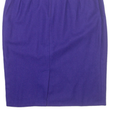 Womens Pencil Skirt Purple Knee Length M