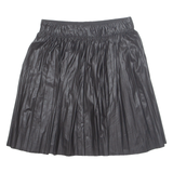 Womens A-Line Skirt Black Knee Length M