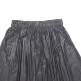 Womens A-Line Skirt Black Knee Length M