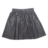 Womens A-Line Skirt Black Knee Length M