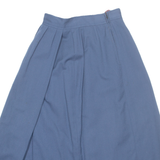 VICTORIA CANADA Womens A-Line Skirt Blue Midi Wool XS