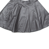 Womens A-Line Skirt Black Short M
