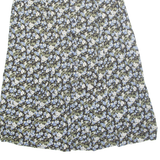 ERA Womens A-Line Skirt Blue Long Floral L