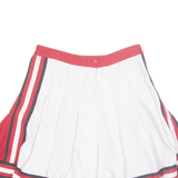 Womens Pleated Skirt Red Short XS