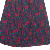 SAG HARBOR Womens A-Line Skirt Red Midi Floral M
