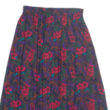 SAG HARBOR Womens A-Line Skirt Red Midi Floral M