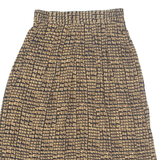 MODIANO Womens A-Line Skirt Brown Midi Crazy Pattern M