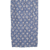 PASSPORTS Womens Straight Skirt Blue Long Crazy Pattern M