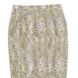 ELISABETTA FRANCHI Womens Pencil Skirt Green Midi M