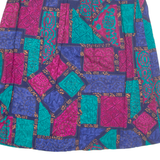 ALFRED DUNNER Womens A-Line Skirt Pink Midi Crazy Pattern UK 12