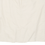 RALPH LAUREN Womens Straight Skirt Cream Knee Length UK 12