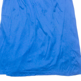 Womens Straight Skirt Blue Midi M