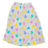 RUMOURS Womens A-Line Skirt White Midi M