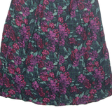 MAGGIE LAWRENCE Womens A-Line Skirt Pink Midi Floral M