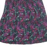 MAGGIE LAWRENCE Womens A-Line Skirt Pink Midi Floral M