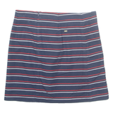 TOMMY HILFIGER Womens Straight Skirt Blue Knee Length Striped M