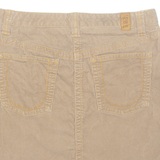 TOMMY HILFIGER Womens Straight Skirt Brown Knee Length Denim UK 8