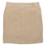 TOMMY HILFIGER Womens Straight Skirt Brown Knee Length Denim UK 8