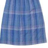 MISS PENDLETON Womens A-Line Skirt Blue Midi Wool Check XS