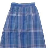 MISS PENDLETON Womens A-Line Skirt Blue Midi Wool Check XS