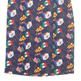 TALBOTS Womens Straight Skirt Blue Midi UK 10