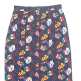 TALBOTS Womens Straight Skirt Blue Midi UK 10