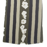 Womens Pencil Skirt Green Midi Floral M