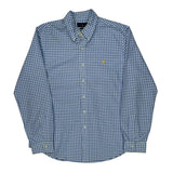 Ralph Lauren Checked Shirt - XL Blue Cotton