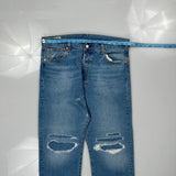 501 Levis Jeans - 36W 30L Blue Cotton
