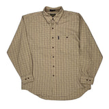 Chaps Ralph Lauren Checked Shirt - XL Beige Cotton