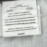 Dickies Double Knee Carpenter Trousers - 34W 32L Grey Cotton