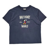 Mickey Mouse Disney T-Shirt - XL Blue Cotton