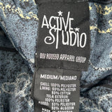 Active Studio Shell Jacket - Medium Blue Polyester